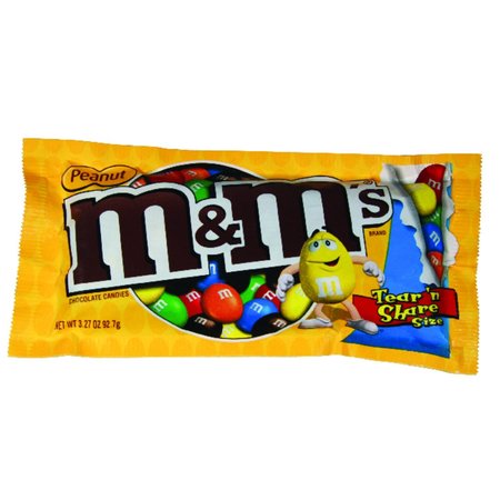 M&MS M&M's Peanut Chocolate Candies 3.27 oz 108294